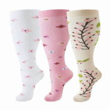 Compressiekousen voor dames en heren, 20-30 mmHg, kniehoog