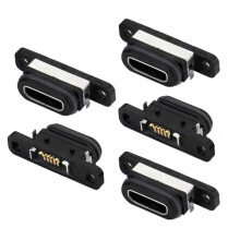 Juego de 5 conectores hembra Micro-B USB 2.0