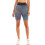 Højtaljede yogashorts til kvinder med baldeløft og 4