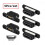 Juego de 5 conectores hembra Micro-B USB 2.0 4
