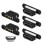 Juego de 5 conectores hembra Micro-B USB 2.0 2