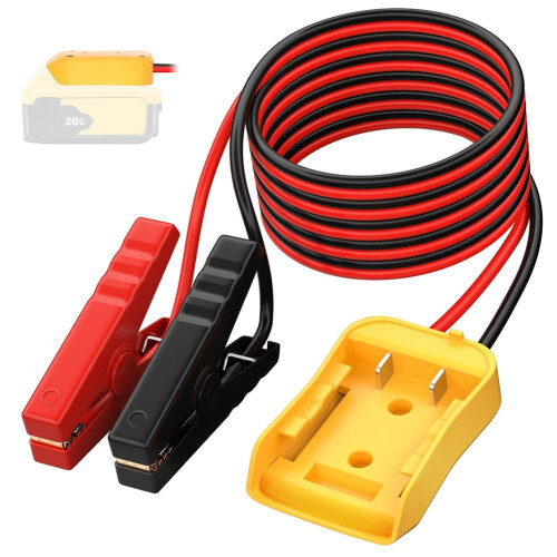 Καλώδια βραχυκυκλωτήρα για μπαταρίες DeWalt 20V 12AWG 5.9Ft