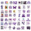 Car Sticker Domestic Violence Awareness 50 Pack 1