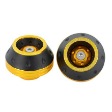 Protecteur de collision de roue de moto, Protection contre-Jaune