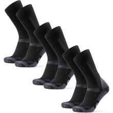 PUMIER Merino Wool Hiking Socks Cushioned Breathable 3 Pairs