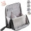 Standing Makeup Bag Black Waterproof Oxford Cloth Large 1
