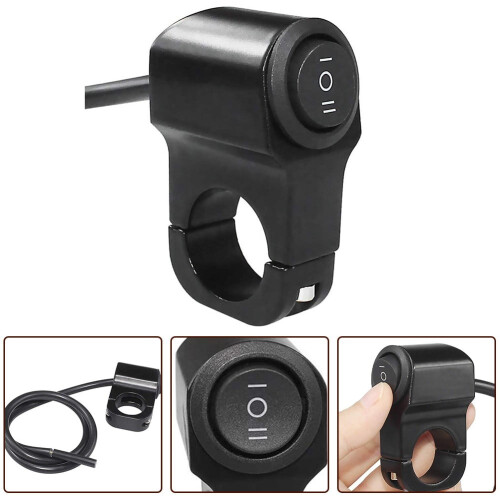Ebike Headlight Button Switch 12V-60V 3-Speed Handlebar 2