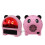 Space Heater Ceramic Fast Heating Simulation Flame Pink 4