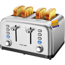 4-Slice Toaster Brushed Stainless Steel 1500W