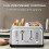 4-Slice Toaster Brushed Stainless Steel 1500W 3