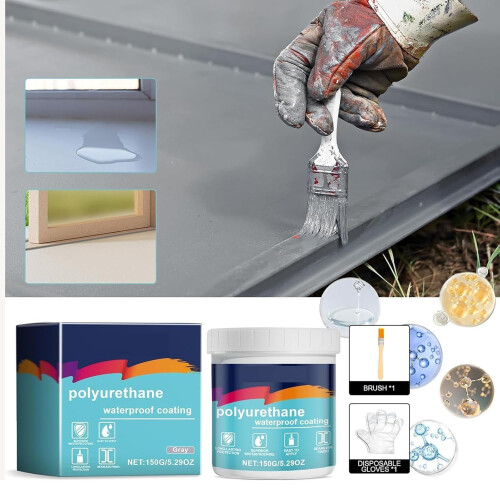 Firelye Polyurethane Waterproof Coating Gray 150g 1