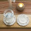 Boho Macrame Coasters Set of 4 Absorbent Round Beige 4