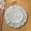 Boho Macrame Coasters Set of 4 Absorbent Round Beige 3