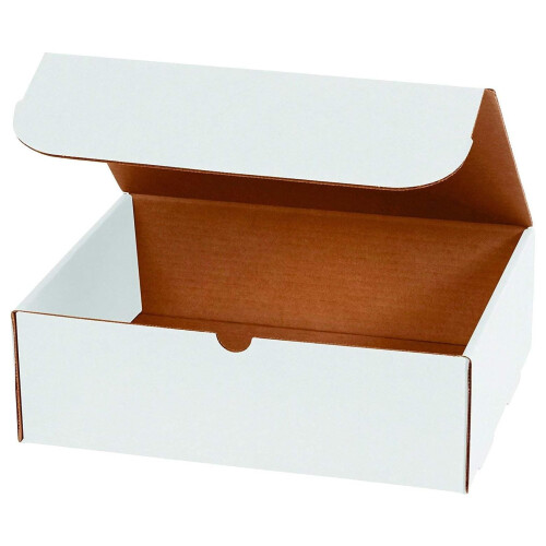 White Corrugated Shipping Mailer Box 6 x 4 x 2 inches