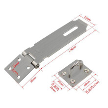 Burglar-Proof Padlock Hasp with Mounting Screws for Doors