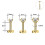 Labret Lip Studs Push-in Style 12 Pieces 2