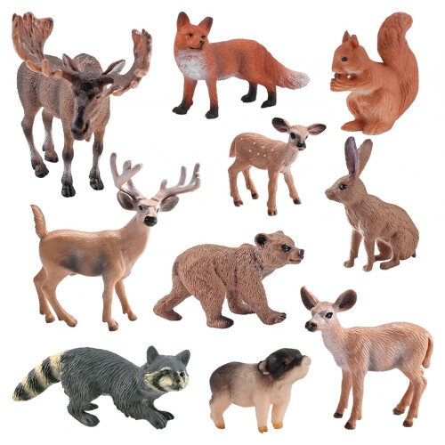 Animal Model Figures Playset 10 Pieces 2