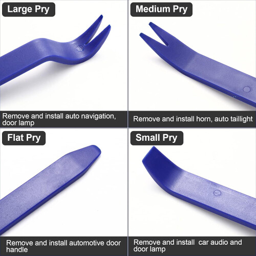 Auto Trim Removal Tool Kit Blue 5 pcs 1