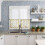 Yellow Bee Sunflower Kitchen Curtain Set 3-Piece 3