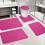 Ensemble de tapis de bain antidérapant, absorbant et doux, 5 pièces 1