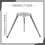 TR-1518 Satellite Tripod Mount Replacement for GM1518 7