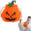 Halloween pumpkin candy bag non-woven 23x21cm 1