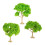 Model Trees Diorama for Railway DIY Scenery 3 Pack 4
