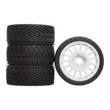 RC-hjul och däckset vitt Hex4Parts