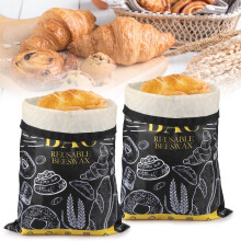 Beeswax Bread Bag Oxford Cloth 2 pcs