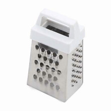 Mini râpe à fromage en acier inoxydable avec poignée 4 en 1