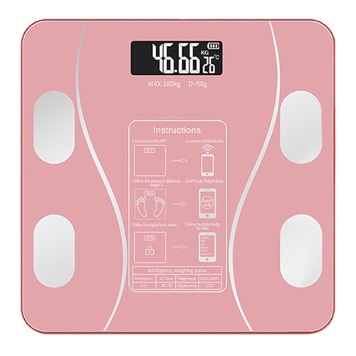 Bluetooth Smart Bathroom Scale for Body Weight and Steato