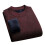 Pull thermique doublé polaire pour homme, col rond 1