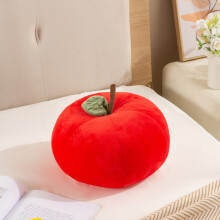 Red Apple-Shaped Pillow Soft Decorative Throw Pillow 31cm x