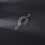 Spider Web Belly Button Ring Red Crystal 14G 2