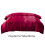 Duvet Cover Red Polyester Satin 68x90 inch 3