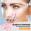 Eyebrow Trimmer Scissors with Comb Non-Slip Pink 6