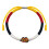 Πλεκτό Βραχιόλι Unity Knot Unisex με Σημαία 1