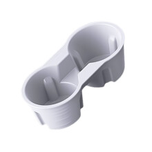 Not Slip Silicone Cup Holder Insert Center Console-White
