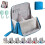 Make-up organizer tas, verticaal staand, draagbaar, groot 1