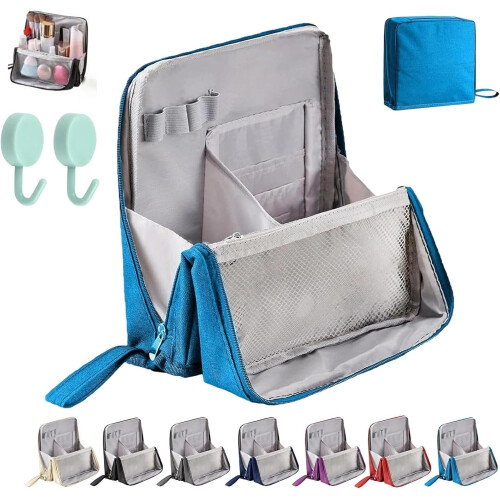 Make-up organizer tas, verticaal staand, draagbaar, groot