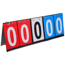 Flip Scoreboard for Basketball Soccer Tennis Durable Stable