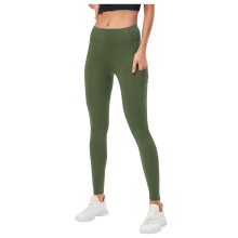 Women's Fleece-Lined Thermal Tights Army Green S