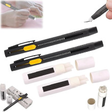 Heat-Erasable Fabric Marker for Sewing 2 Pens + 40 Refills