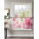 Pink Rose Sheer Curtains Voile 52x54 in 2 Panels 2