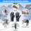 Unisex Winter Motorcycle Gloves Windproof Thermal 4