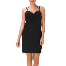 Women's Beach Cover-Up Dress Floral V-Neck Mini Wrap