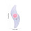 Luz LED para rueda de bicicleta, colorida e impermeable, 1 par. 2