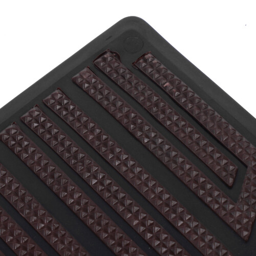 Rubber Car Pedal Pad Repair Patch Coffee 1 Set 2