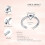 925 Sterling Silver Evil Eye Toe Ring Adjustable Open Design 5