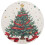 Tischsets mit Weihnachtsbaumstern, rund, 6er-Set 3